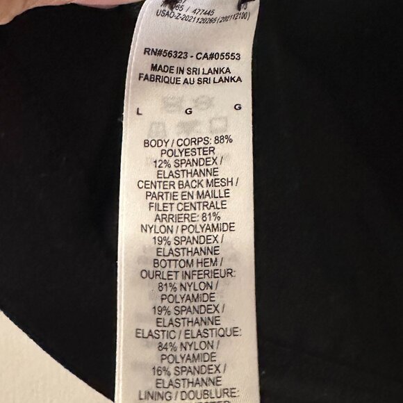 Nike Indy Dri-FIT Light-Support Padded Sprots Bra, Black, Size L - Picture 4 of 4